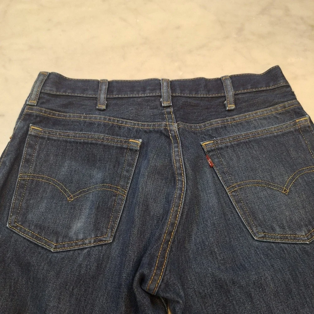 Levi's 517 Jeans Mens 32x32 Blue Bootcut Dark Wash Denim 00517-0217 Classic